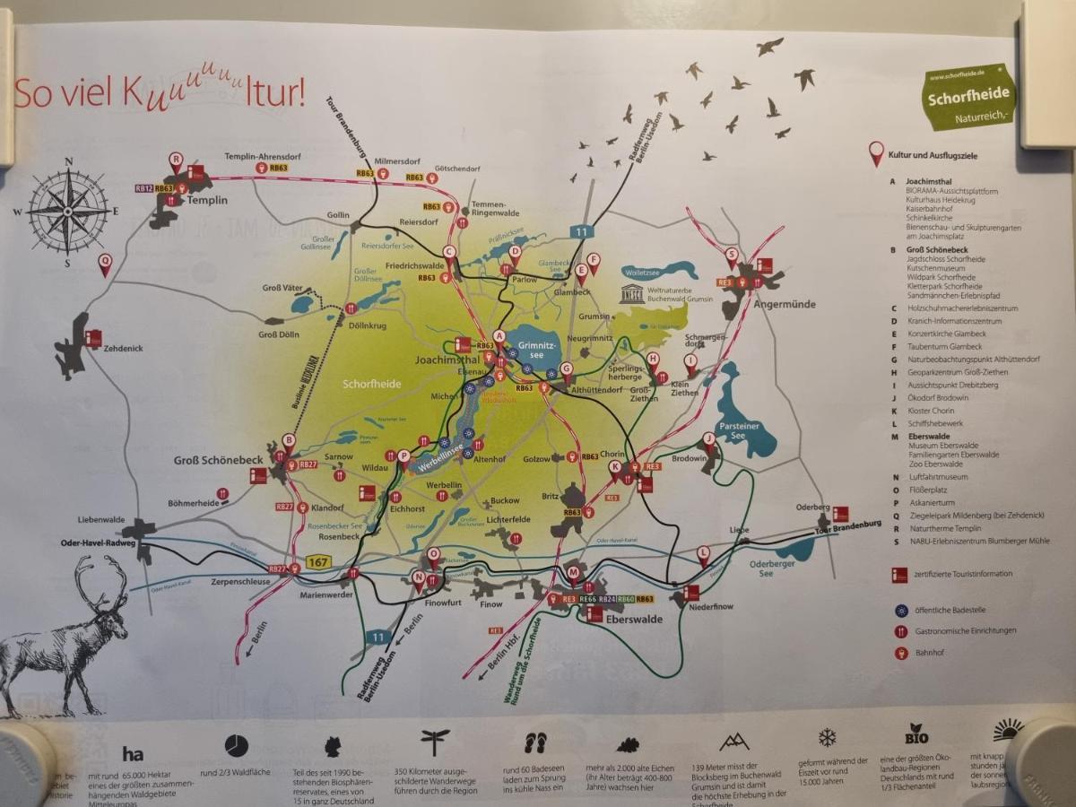Ferienwohnung Schorfheide Krueger Joachimsthal Zewnętrze zdjęcie